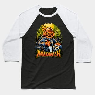 Halloween pumpkin head terror Baseball T-Shirt